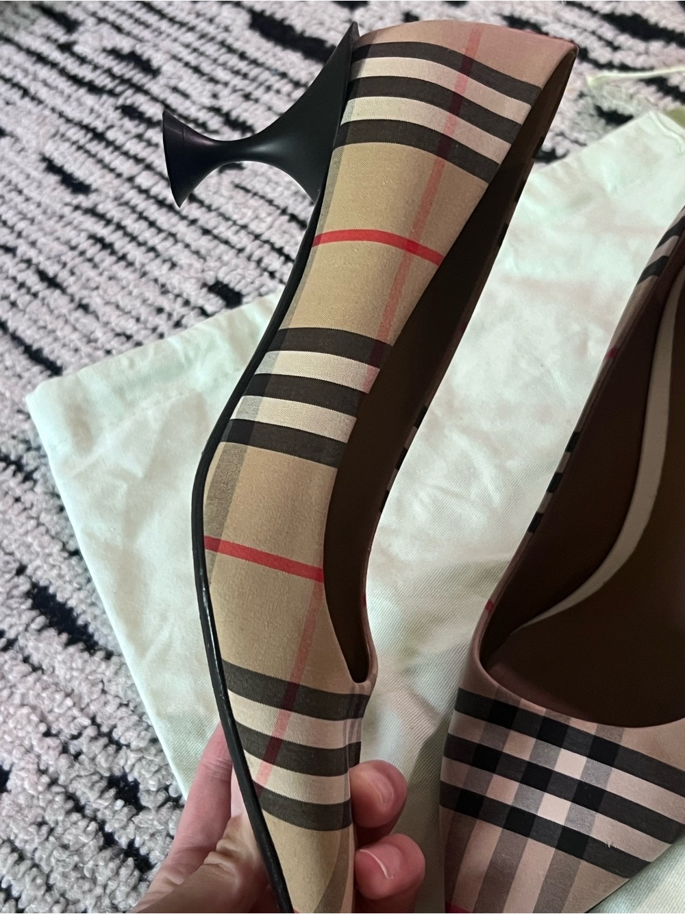 Burberry Vintage check cotton pumps - Picture 13 of 16